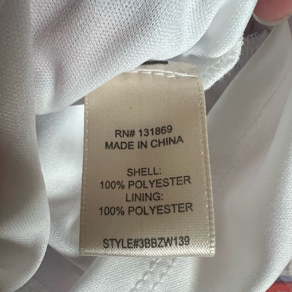 Inspired Hearts Jacquard Tie Dye Tiered Flowy Belted Sleeveless Romper. Size L - Picture 11 of 11